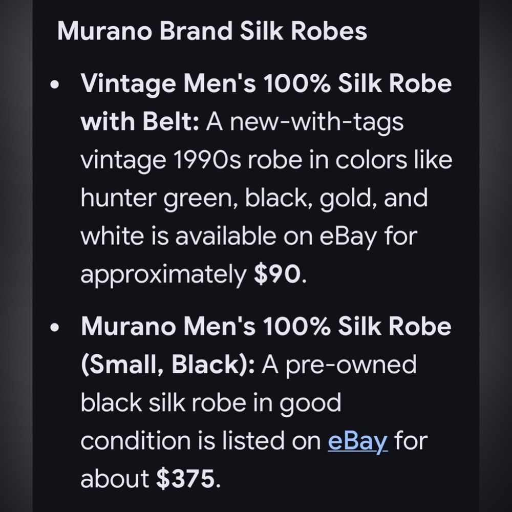💯 VINTAGE SILK ROBE👀👀 - Picture 2 of 11